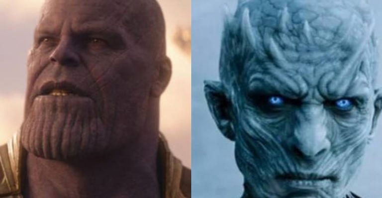 Vilões: Thanos e Rei da noite aparecem juntos em arte
