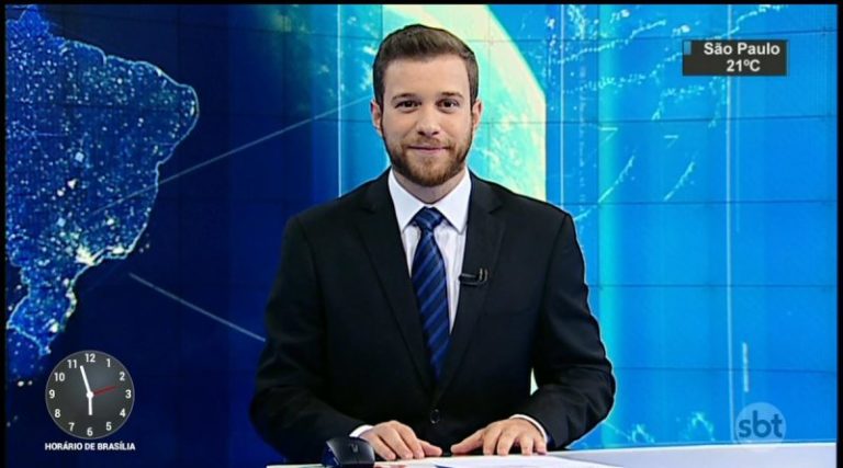 Jornalista do SBT pode virar repórter de telejornal apresentado por Taís Lopes