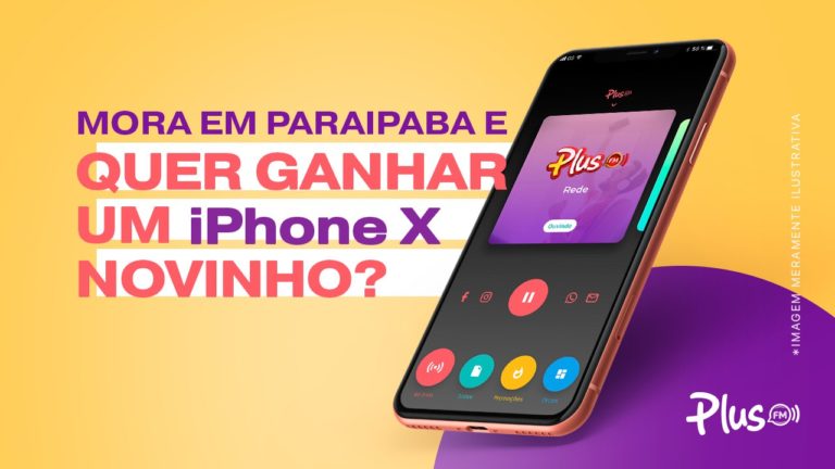 Plus FM sorteia iPhone X para ouvintes de Paraipaba