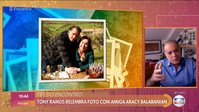 Tony Ramos deseja melhoras a Aracy Balabanian: “Se pudesse, daria um abraço”