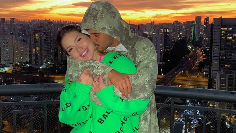 Zé Felipe faz declaração para a noiva Virgínia Fonseca e para a filha, Maria Alice