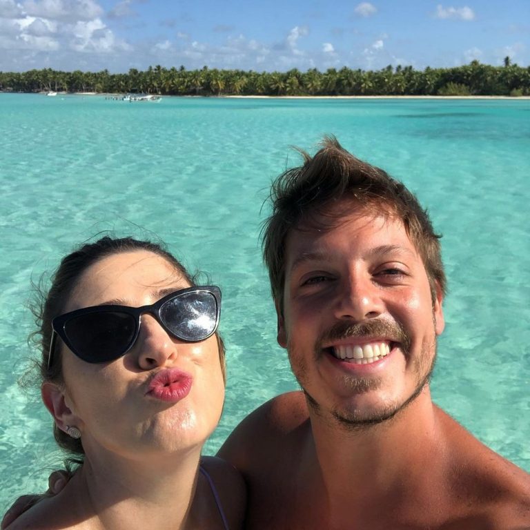 Fábio Porchat e Dani Calabresa viajam juntos ao Caribe