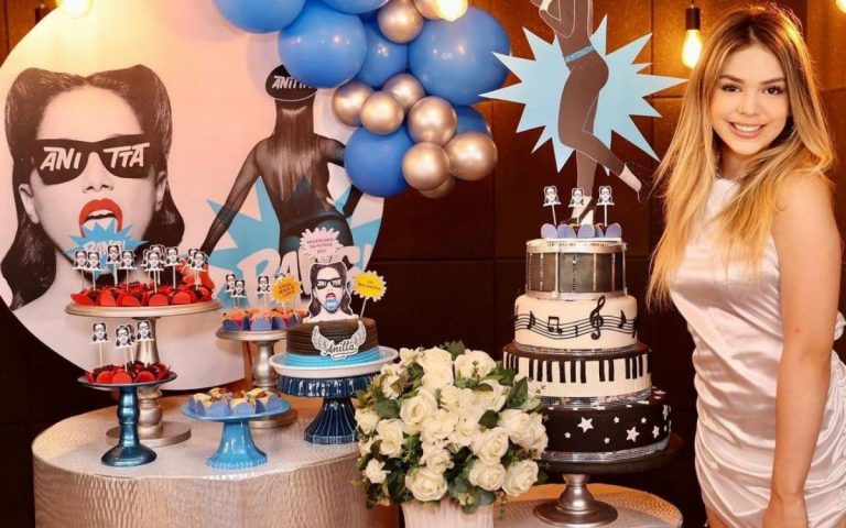 MC Melody escolhe Anitta como tema de festa de aniversário
