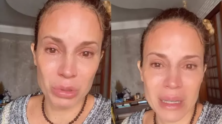 Ex-apresentadora do Vídeo Show chora ao revelar problemas financeiros