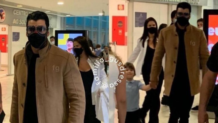 Gustavo Lima e Andressa Suita são flagrados em Brasília