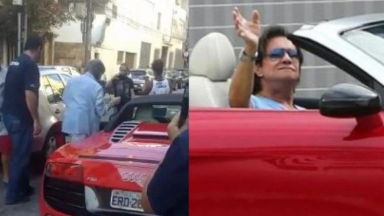Roberto Carlos fica no prego após falta de gasolina em carro de luxo