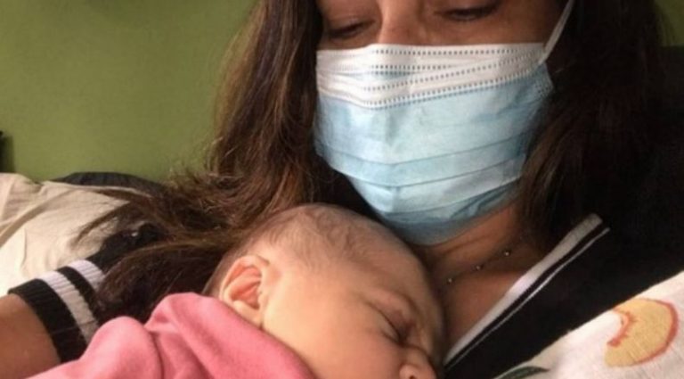 Valéria Monteiro compartilha primeira foto com netinha