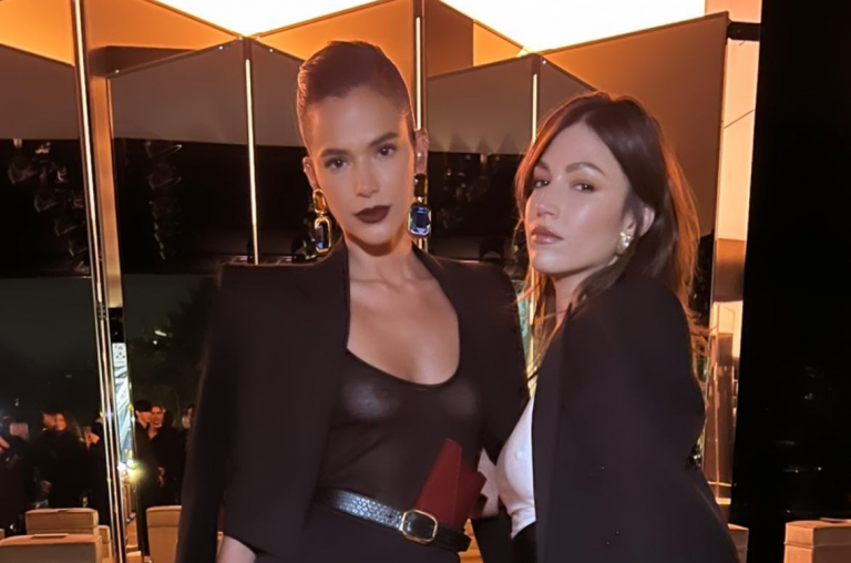 Bruna Marquezine encontra atriz de “La Casa de Papel” em Paris