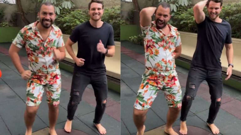 Gil do Vigor cai na dança com Lucas Bissoli: “Os barões da vigoradinha”