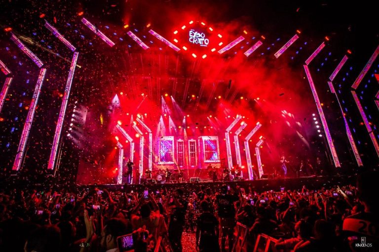 Megaestrutura do Festival Expocrato anuncia proximidade do evento