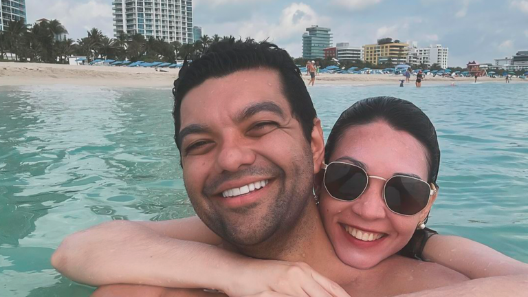 Luiz Esteves curte férias em Miami