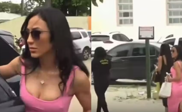Deolane recebe visita da irmãs na cadeia em Recife