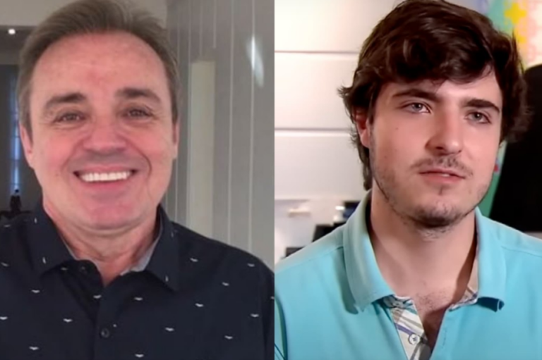 Filho de Gugu quer seguir a profissão do pai
