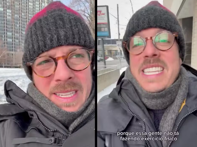 Fábio Porchat “critica” quem faz esporte no frio