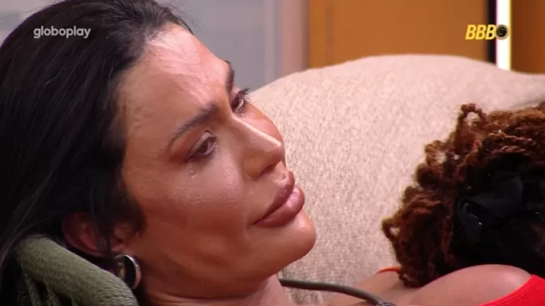 Gracyanne se sente culpada pela eliminação de Diogo