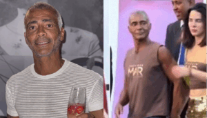 Romário surge com novo affair 35 anos mais jovem