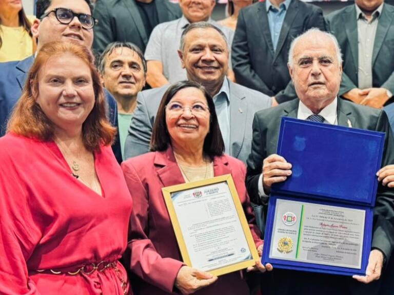 Roberto e Fernanda Pessoa são homenageados em Juazeiro do Norte