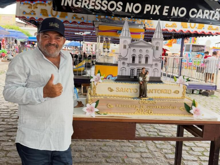 Homem paga mais de R$ 50 mil por bolo de Santo Antônio em Quixeramobim